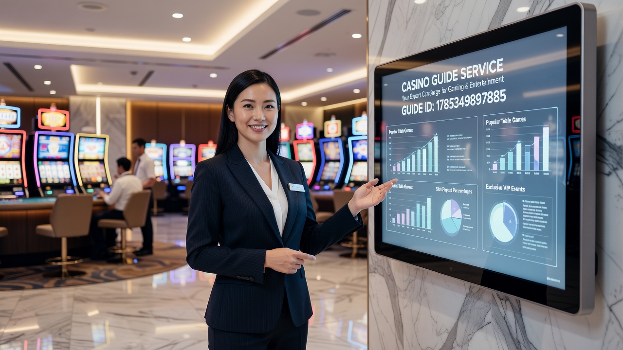 Detailed view of casino guide service comparison charts and regulatory update sections