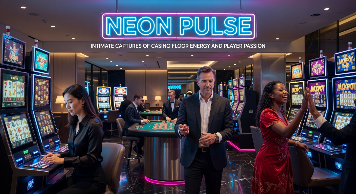 Close-up of passionate player mid-celebration at a bustling poker table, neon reflections illuminating sweat-glistened face and scattered chips amid high-energy chaos